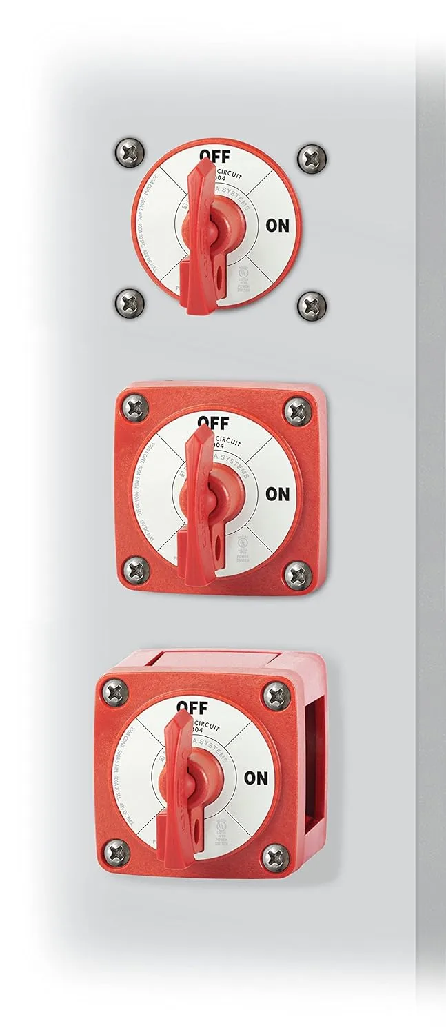 Blue Sea Systems m-Series Mini Battery Switches & Keys
