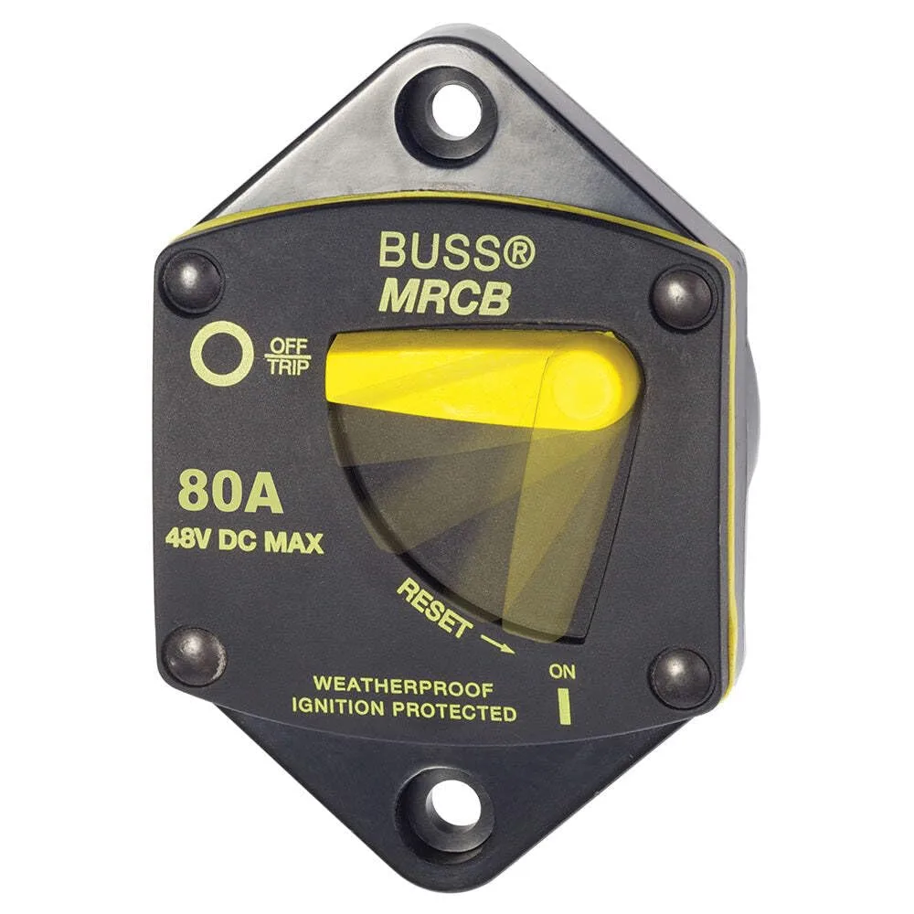Blue Sea 7042 187-Series Circuit Breaker - Panel Mount 80A