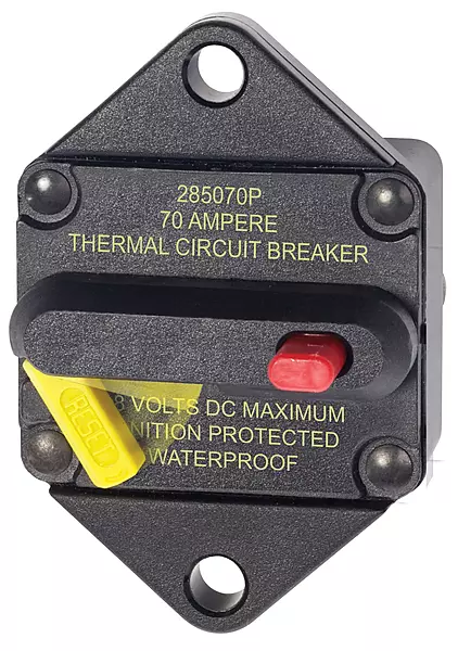 Blue Sea Systems 7085 Series 285 Circuit Breaker - Panel Mount 70A