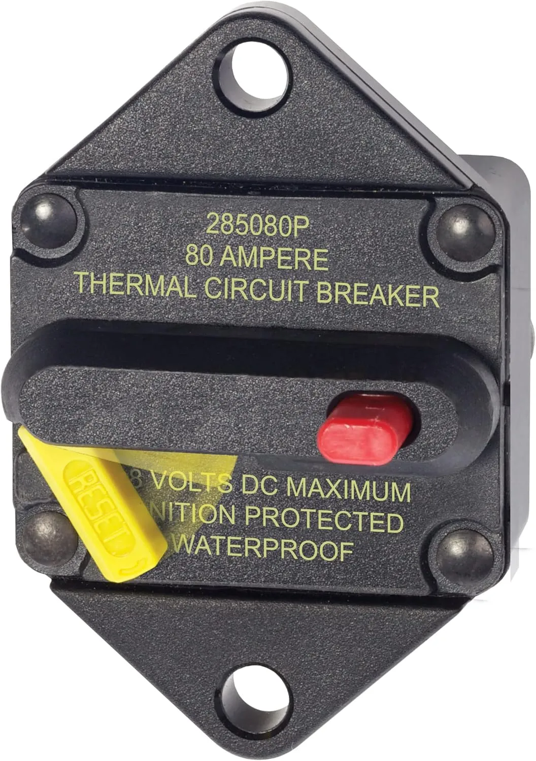 Blue Sea 7086 80 Amp Circuit Breaker Panel Mount 285 Series