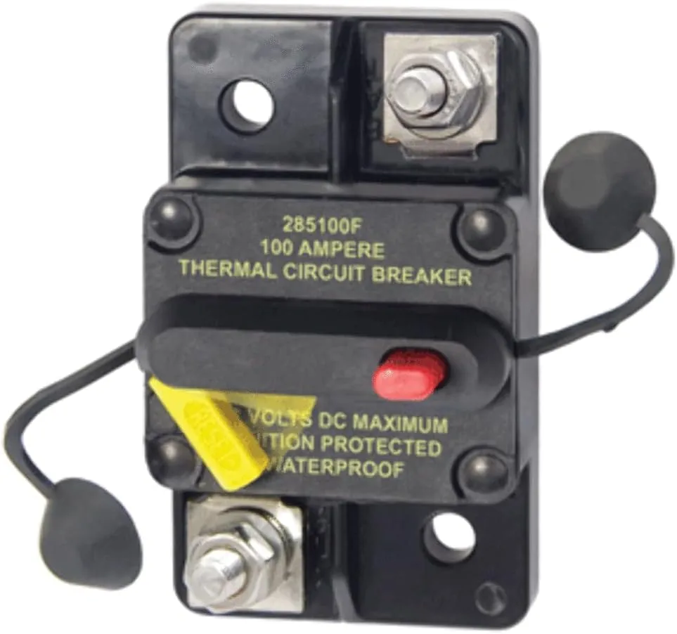 Blue Sea 7187 100 Amp Circuit Breaker Surface Mount 285 Series