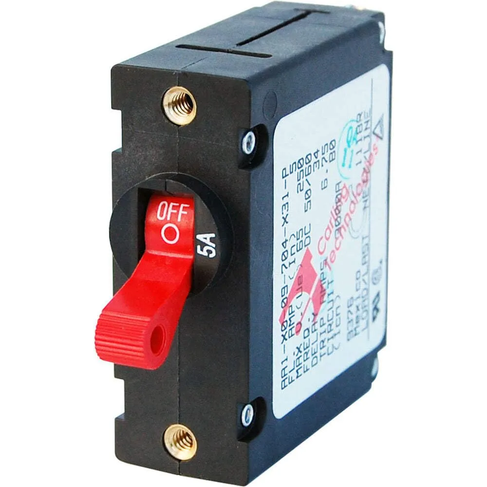Blue Sea Systems Single Pole AC/DC Magnetic World Circuit Breaker