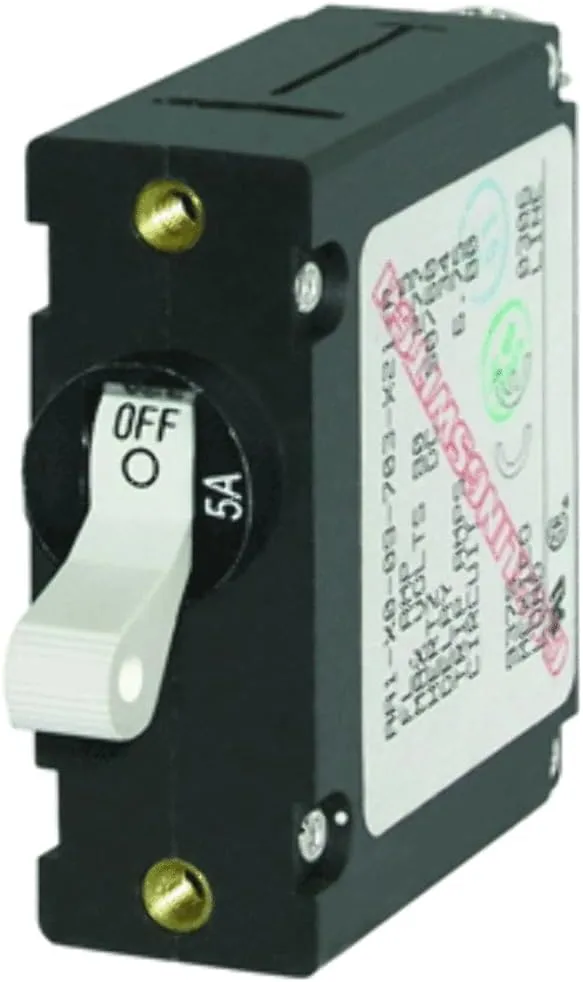 Blue Sea Systems Single Pole AC/DC Magnetic World Circuit Breaker