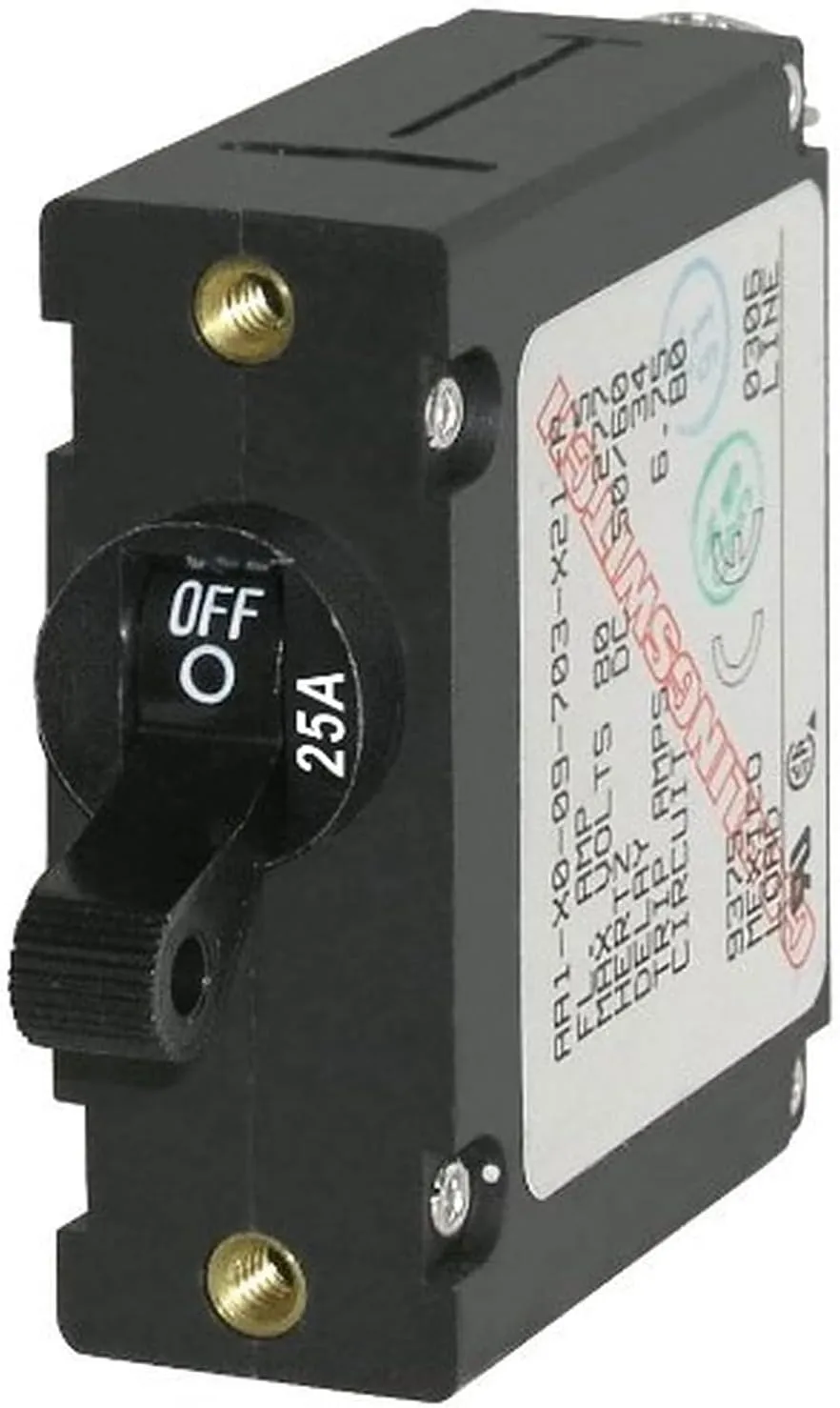 Blue Sea Systems Single Pole AC/DC Magnetic World Circuit Breaker