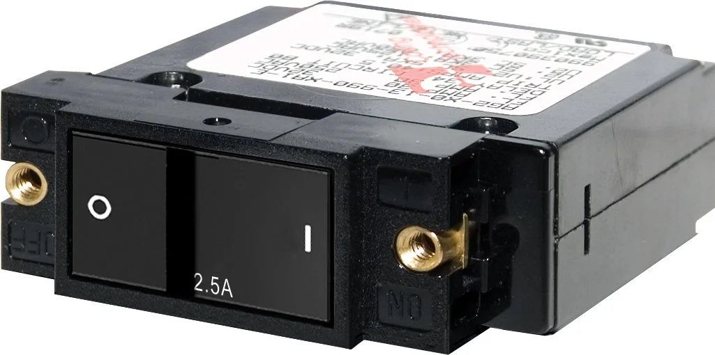 Blue Sea 7399 A-Series Flat Rocker Circuit Breaker - Single Pole - 2.5A