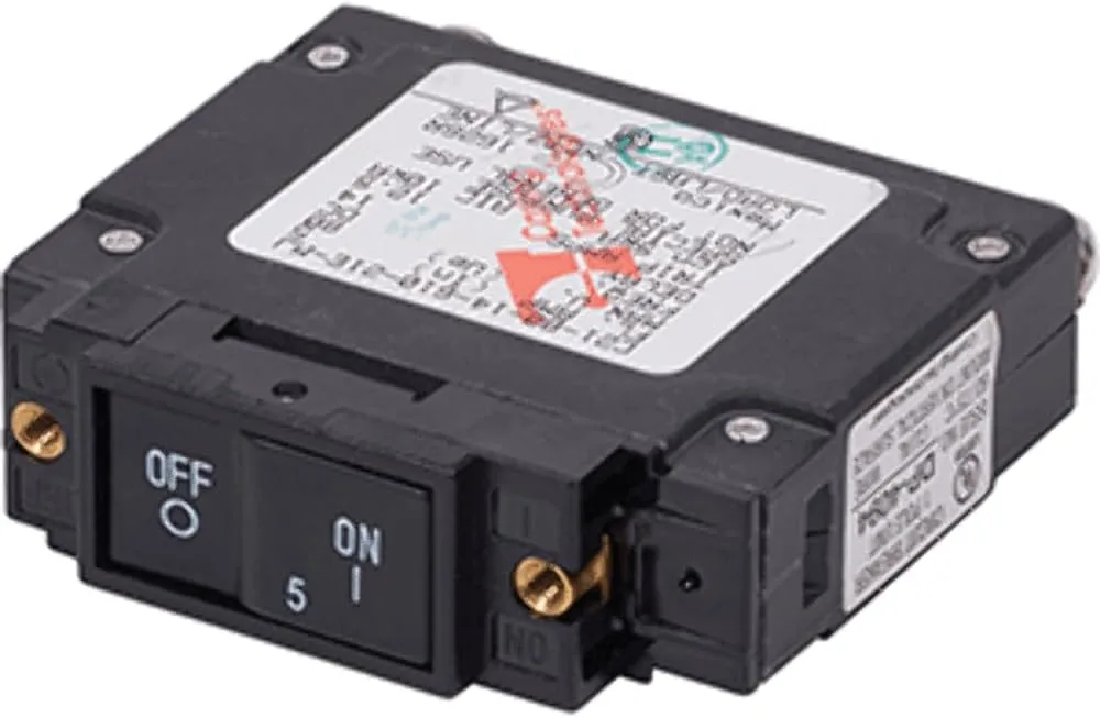 Blue Sea Systems Circuit Breaker C-Series Flat Rocker 5A DC UL489