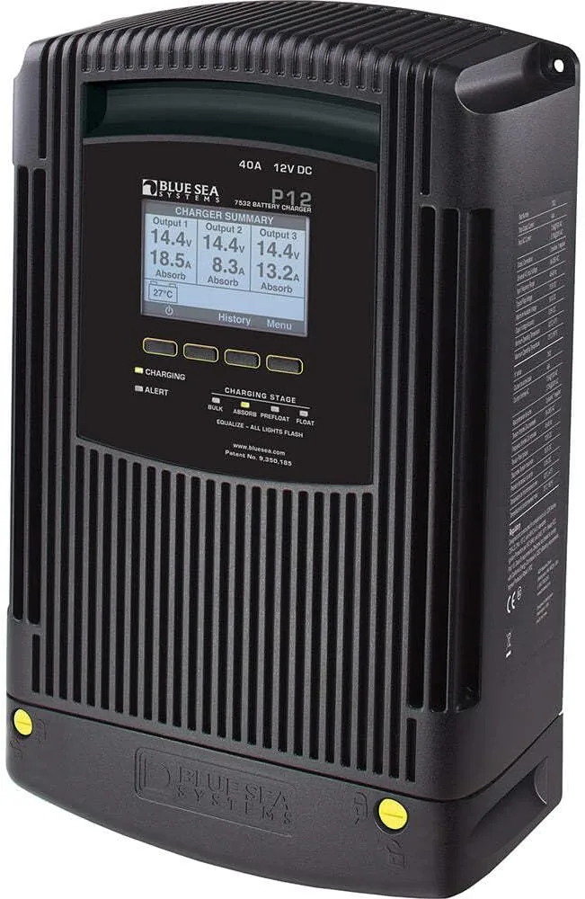 Blue Sea 7532 P12 Gen2 Battery Charger - 40A - 3-Bank