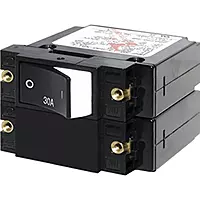 Blue Sea Systems A-Series Double Pole Rocker Circuit Breakers