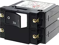 Blue Sea Systems A-Series Double Pole Rocker Circuit Breakers
