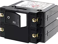 Blue Sea Systems A-Series Double Pole Rocker Circuit Breakers