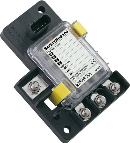 Blue Sea Systems 7725 Safety HUB Fuse Block 100 RBS