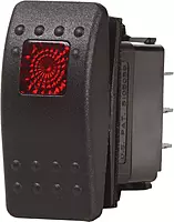 Blue Sea Systems Contura II Switch SPDT Black - (ON)-OFF-ON