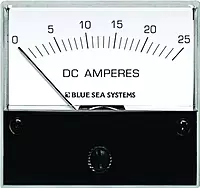 Blue Sea 8005 DC Analog Ammeter - 2-3/4" Face, 0-25 Amperes DC