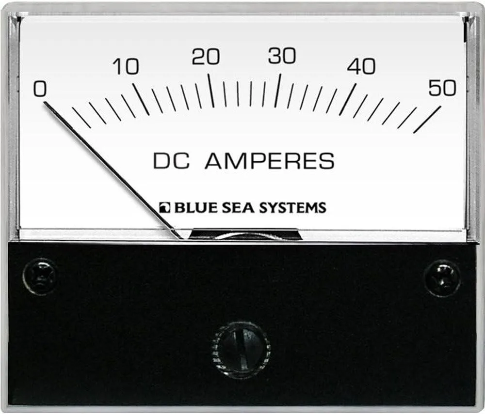 Blue Sea 8022 DC Analog Ammeter - 2-3/4 Face, 0-50 AMP DC