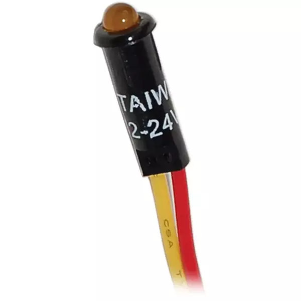 Blue Sea Systems 8033 LED Indicator Light - Amber, 12/24V DC