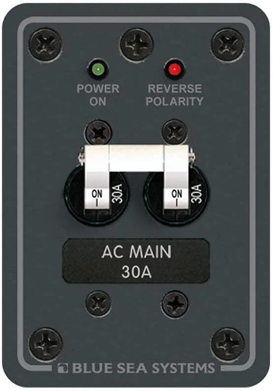 Blue Sea 8077 AC Main Only Toggle Circuit Breaker Panel