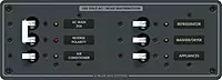Blue Sea 8099 AC Main +4 Positions Toggle Circuit Breaker Panel (White Switches)