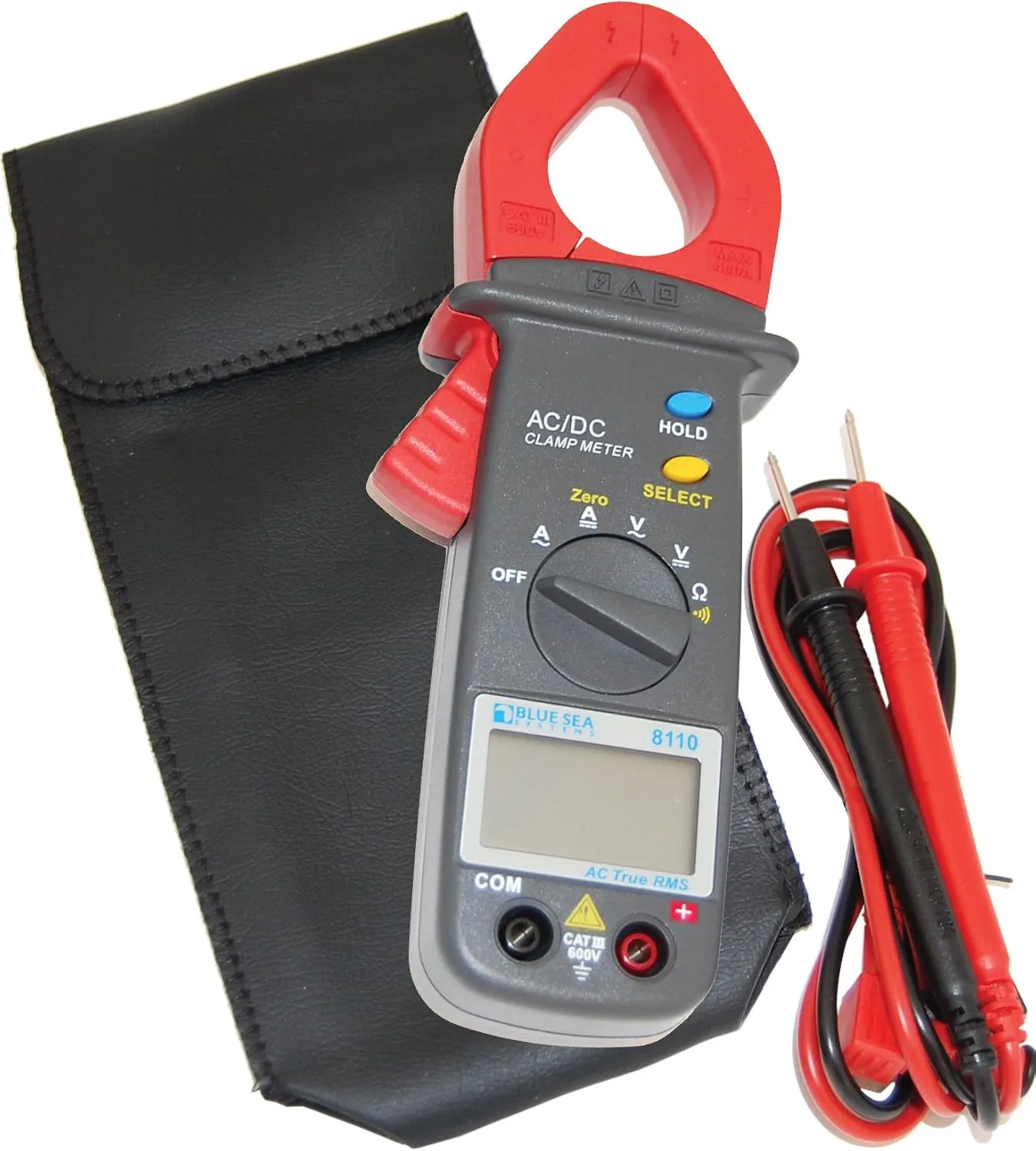 Blue Sea Systems 8110 MULTIMETER W/CLAMP ACDC 600V 400A