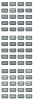Blue Sea 8217 Grey Small Format Label Kit - 60 Labels