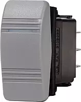 Blue Sea Systems 8230 Contura III Water Resistant Switch - OFF-ON SPST, Grey