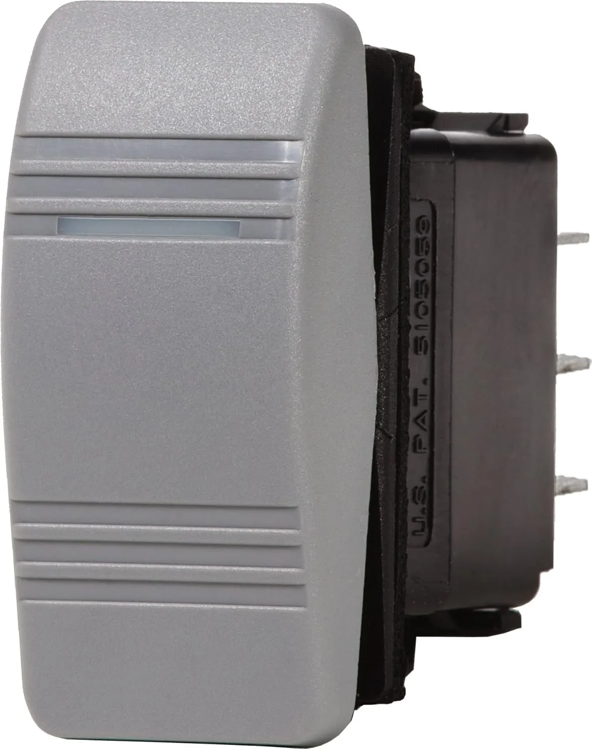 Blue Sea Systems 8230 Contura III Water Resistant Switch - OFF-ON SPST, Grey