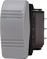 Blue Sea Systems 8230 Contura III Water Resistant Switch - OFF-ON SPST, Grey