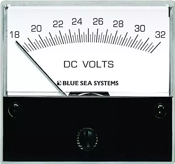 Blue Sea 8240 DC Analog Voltmeter - 2-3/4" Face, 18-32 Volts DC
