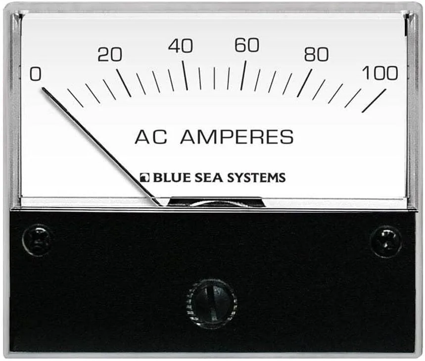 Blue Sea 8258 AC Analog Ammeter - 2-3/4" Face, 0-100 Amperes AC