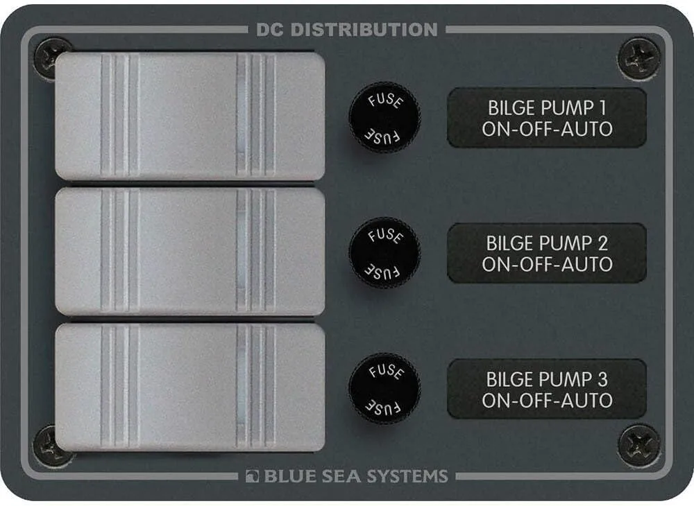 Blue Sea 8665 Contura 3 Bilge Pump Control Panel