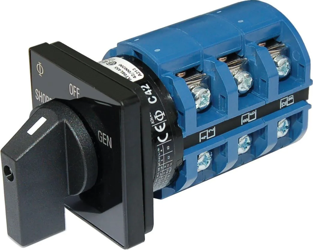 Blue Sea Systems 9019 AC Rotary Switch - OFF + 2 Positions 240V AC 65A