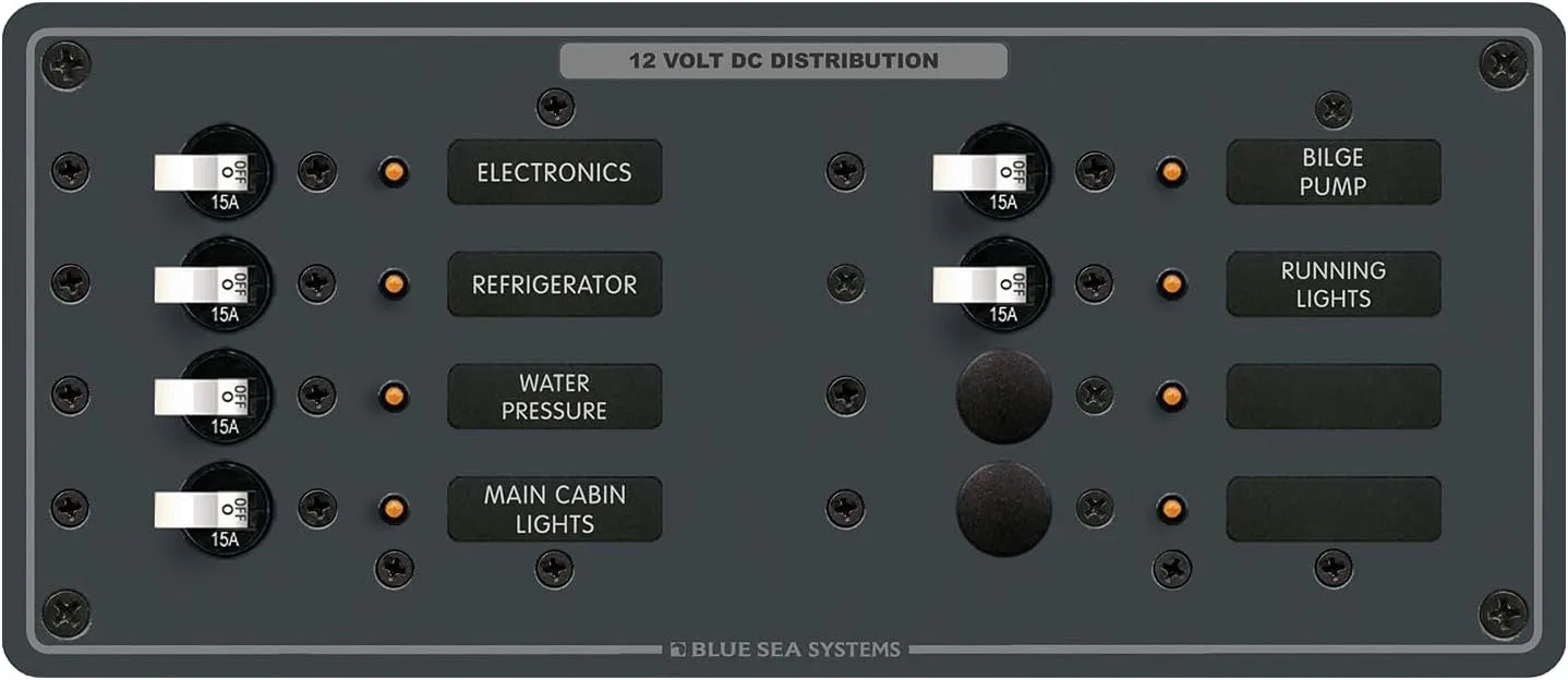 Blue Sea Systems DC Circuit Breaker Distribution Panel