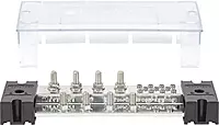Blue Sea PowerBar 1000 - 8 x 3/8" Studs w/Cover, 1000A