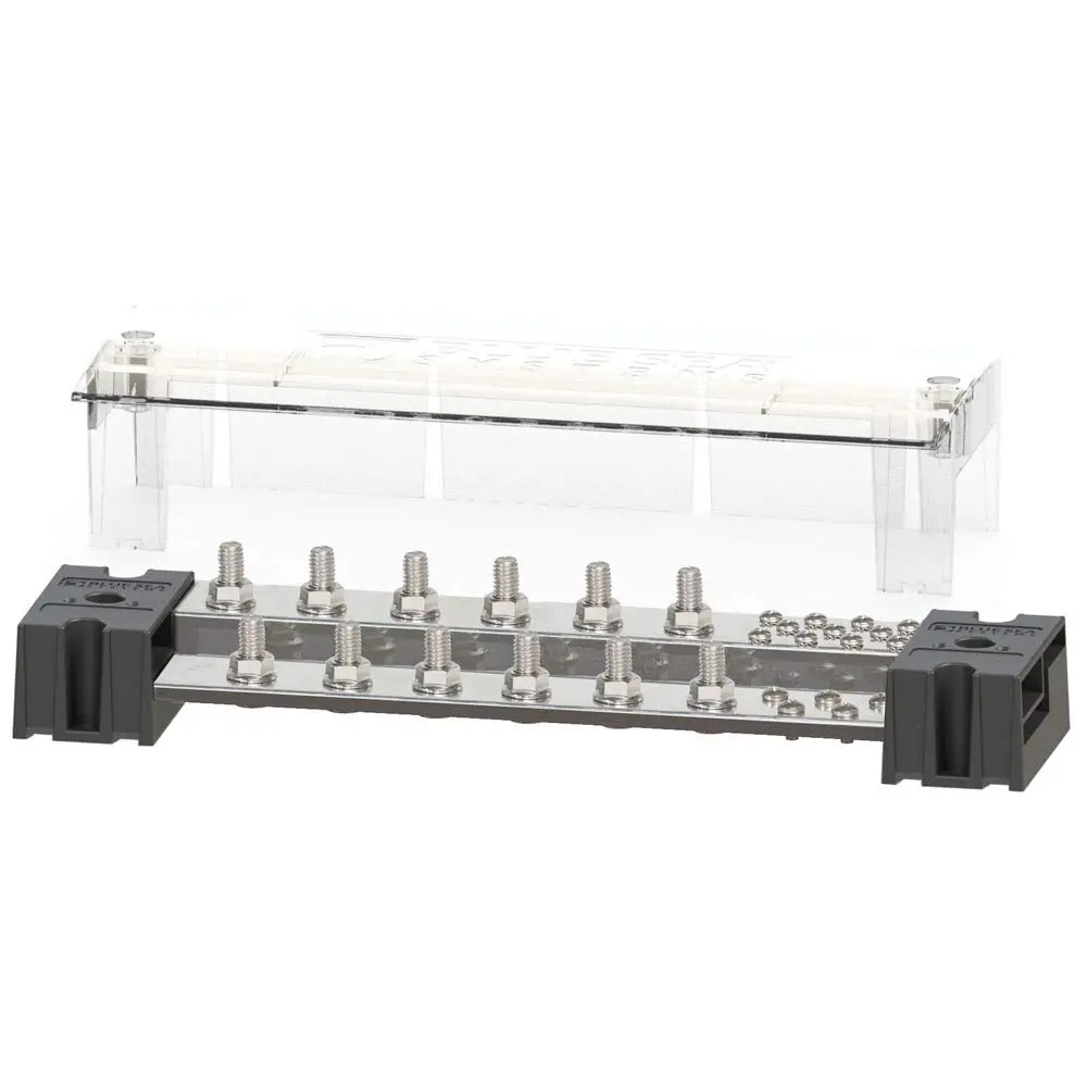 Blue Sea Systems 1991 PowerBar 1000 Stud with Cover, 12 x 3/8"