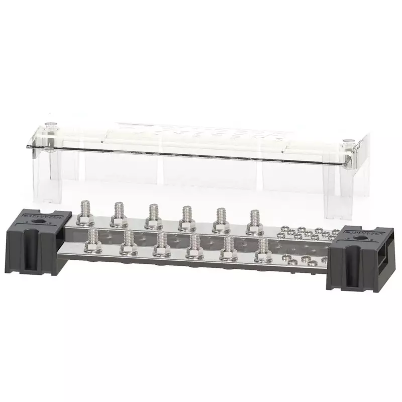 Blue Sea Systems 1991 PowerBar 1000 Stud with Cover, 12 x 3/8"