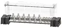 Blue Sea Systems 1991 PowerBar 1000 Stud with Cover, 12 x 3/8"