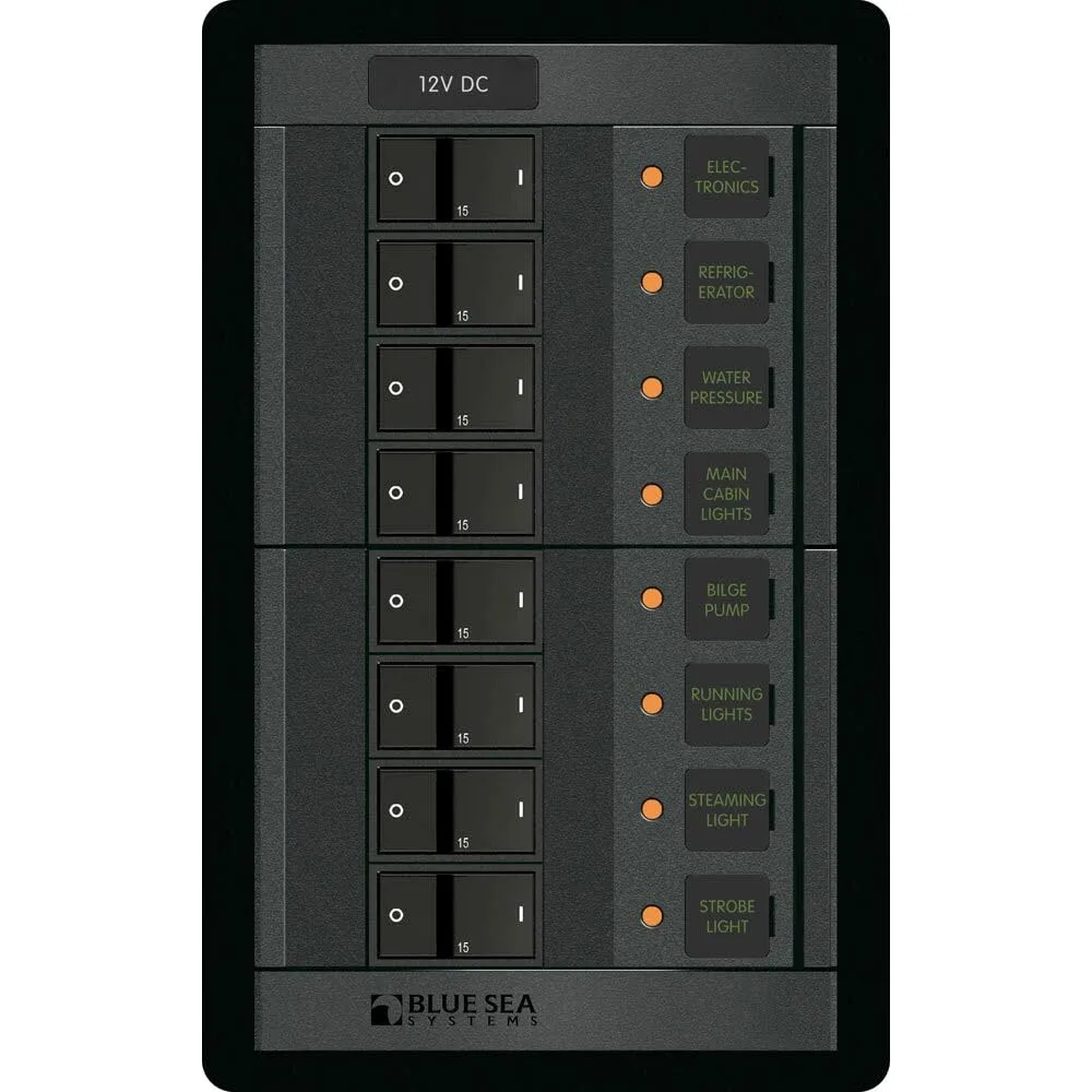 Blue Sea Systems 1200 12V DC 8 Position - Vertical
