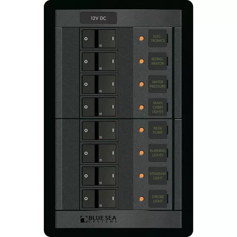 Blue Sea Systems 1200 12V DC 8 Position - Vertical