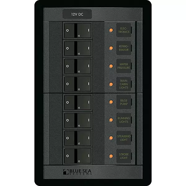 Blue Sea Systems 1200 12V DC 8 Position - Vertical