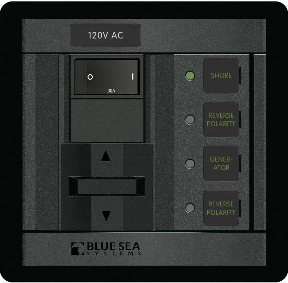 Blue Sea Systems 1208 120V AC 2 Sources - 30A