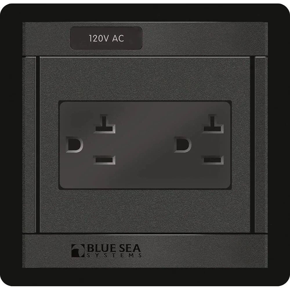 Blue Sea Systems 1479 360 Panel with 120V AC Dual Outlet
