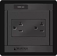 Blue Sea Systems 1479 360 Panel with 120V AC Dual Outlet