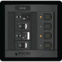 Blue Sea Systems 1522 360 Panel Dual Bilge Pump Control