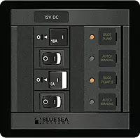 Blue Sea Systems 1522 360 Panel Dual Bilge Pump Control