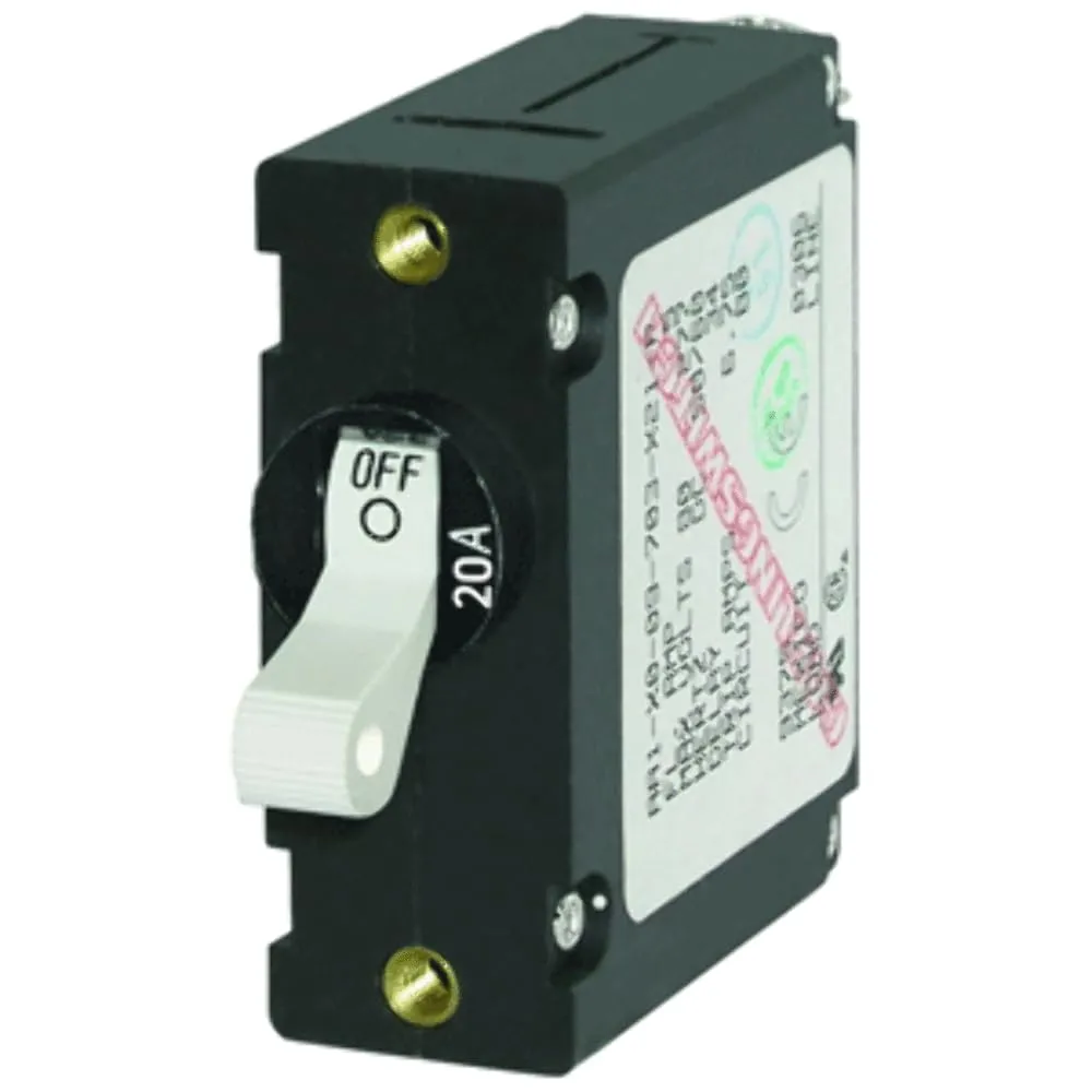 Blue Sea Systems Single Pole AC/DC Magnetic World Circuit Breaker