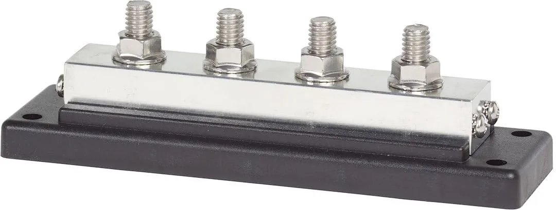 Blue Sea Systems 2104 PowerBar BusBar with Four 3/8, 600A