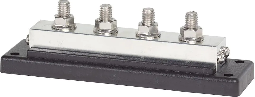 Blue Sea Systems 2104 PowerBar BusBar with Four 3/8, 600A