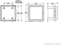 Blue Sea Systems 3116 120VAC ELCI 30A Surface Mount System Enclosure, Beige