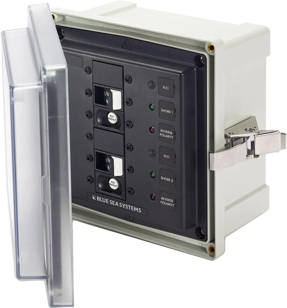 Blue Sea Systems 3117 120VAC ELCI 30A Dual Surface Mount System Enclosure