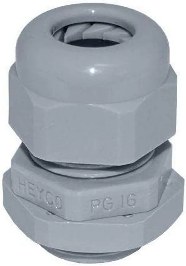 Blue Sea Systems 3125 PG16 SMS Enclosure Gland for #14 to #10 Cable,grey