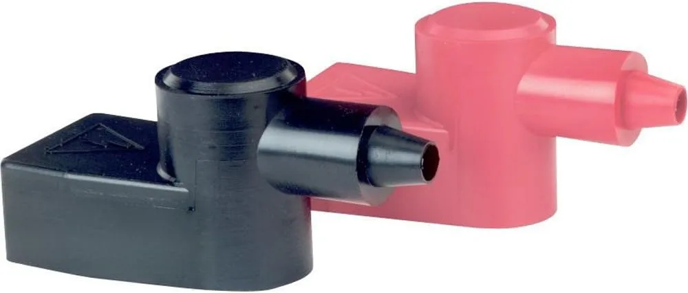 Blue Sea Systems 4005 Standard Cable Caps, Small Pair, Cable Size 4 AWG,2 AWG,1 AWG, 2 Pack